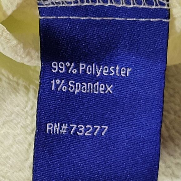 Apt. 9 Yellow Shirt Ruffled One Shoulder Blouse Stretch NEW $30 Women's Size XL - Picture 4 of 9